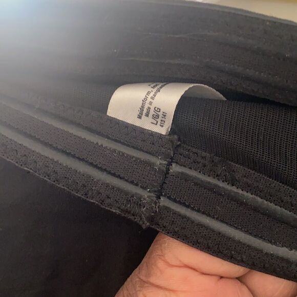 Maidenform Black Shorts Shapewear L - Picture 6 of 6